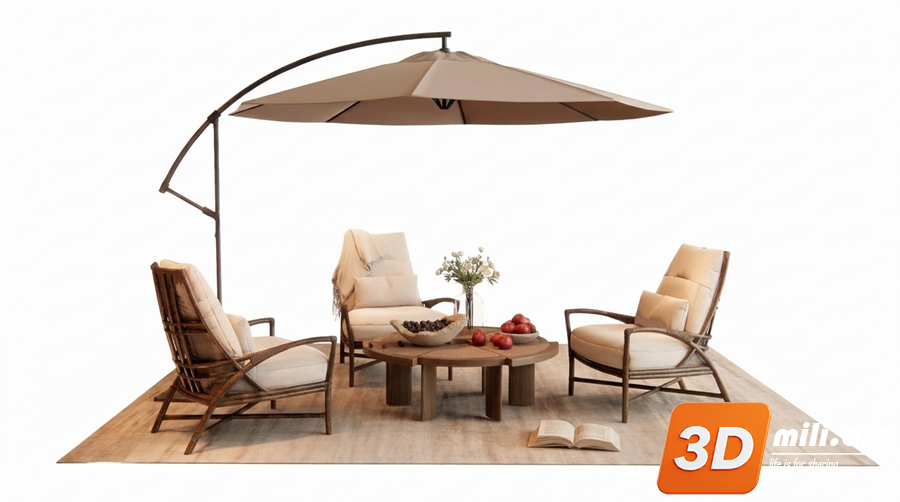 Outdoor Sofa Skp Files
